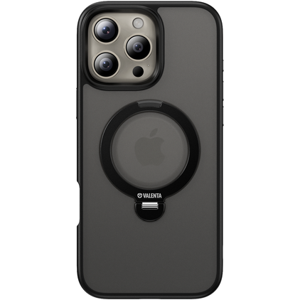 Valenta Frost iPhone 16 Pro Max MagSafe Hülle Hardcase Backcover - Schwarz