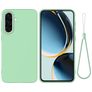Mobigear Rubber Touch Samsung Galaxy A37 Silikon Hülle Backcover - Grün