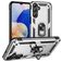 Mobigear Armor ring Samsung Galaxy A16 Hülle Hardcase Backcover Stoßfest mit Ringhalter - Silber