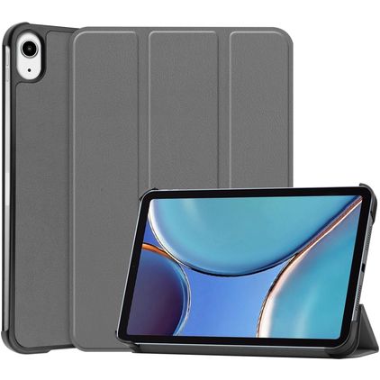 Mobigear Tri-Fold iPad Mini 6 (2021) Hülle Klapphülle - Grau