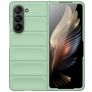 Mobigear Bumpy Samsung Galaxy Z Fold 5 Hülle Flexibles TPU Backcover - Grün