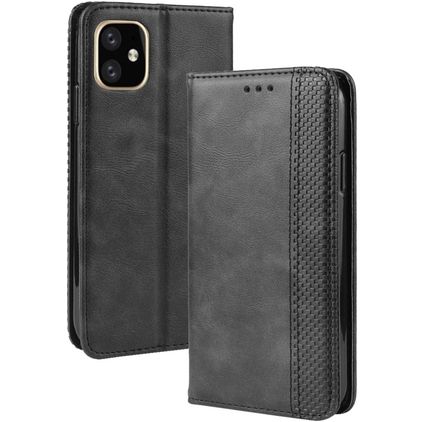 Mobigear Sensation iPhone 11 Hülle Klapphülle Geldbörse - Schwarz