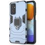 Mobigear Armor Ring Samsung Galaxy M23 Hardcase Backcover Shockproof mit Ringhalter - Blau
