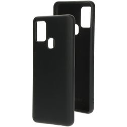 Mobiparts Samsung Galaxy A21s Silikon Backcover - Schwarz