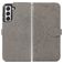 Mobigear Mandala Samsung Galaxy S21 FE Hülle Klapphülle Geldbörse - Grau