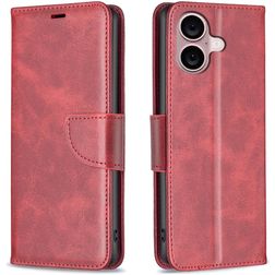 Mobigear Excellent iPhone 16 Plus Hülle Klapphülle Geldbörse - Rot