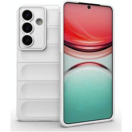 Mobigear Bumpy Samsung Galaxy S26 Hülle Flexibles TPU Backcover - Weiß