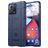 Mobigear Rugged Shield Motorola Edge 30 Fusion Hülle Flexibles TPU Backcover Stoßfest - Blau