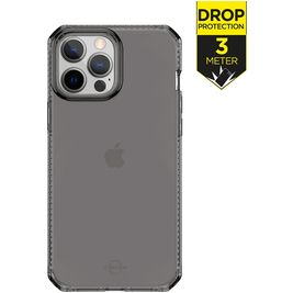 ITSkins SpectrumClear iPhone 13 Pro Hülle Flexibles TPU Backcover Stoßfest - Smoke