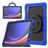 Mobigear RingGuard Samsung Galaxy Tab S10 Ultra Hülle Kunststoff,Silikon Backcover + Stifthalter + Schulterträger + Ständer - Blau