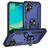 Mobigear Armor Ring iPhone 17 Hülle Hardcase Backcover Stoßfest mit Ringhalter - Blau