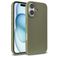 Mobigear Bio iPhone 18 Hülle Umweltfreundliches Backcover - Armeegrün