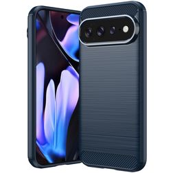 Mobigear Brushed Slim Google Pixel 11 Pro XL Hülle Flexibles TPU Backcover - Blau