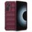 Mobigear Bumpy Xiaomi 12T Hülle Flexibles TPU Backcover - Weinrot
