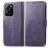 Mobigear Clover POCO X5 Pro Hülle Klapphülle Geldbörse - Lila