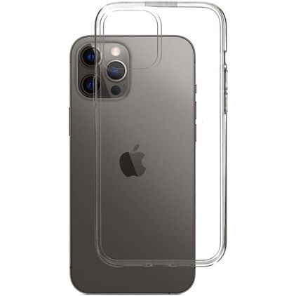 Mobiparts Classic Durchsichtig iPhone 12 Pro Max Hülle Flexibles TPU Backcover - Transparent