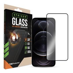 Striker Xtreme Impact iPhone 12 Pro Panzerglas Gehärtetes Glas Displayschutz - Hüllenfreundlich