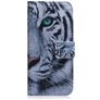 Mobigear Design Huawei P40 Hülle Klapphülle Geldbörse - Tiger