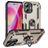 Mobigear Armor Ring iPhone 16 Plus Hülle Hardcase Backcover Stoßfest mit Ringhalter - Gold