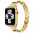 Mobigear Prague Edelstahl Apple Watch Armband Faltschließe - 49/46/45/44 mm - Gold