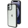 Mobiparts Rugged Clear iPhone 12 Pro Hülle Hardcase Backcover Stoßfest - Transparent / Schwarz