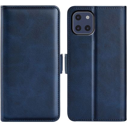 Mobigear Slim Magnet Samsung Galaxy A03 Klapphülle Portemonnaie - Dunkelblau