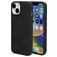 Mobiparts Classic iPhone 15 MagSafe Hülle TPU,Kunstleder Backcover - Graphite Black