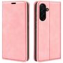 Mobigear Retro Slim Samsung Galaxy A27 Hülle Klapphülle Geldbörse - Pink