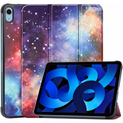 Mobigear Tri-Fold iPad 10 (2022) Hülle Klapphülle - Milky Way Nebula
