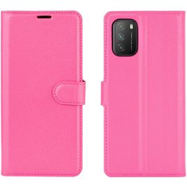 Mobigear Classic POCO M3 Hülle Klapphülle Geldbörse - Magenta