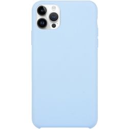 Mobigear Rubber Touch iPhone 15 Pro Silikon Hülle Backcover - Blau
