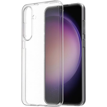 Mobigear Basics Durchsichtig Samsung Galaxy S24 Plus Hülle Flexibles TPU Backcover - Transparent