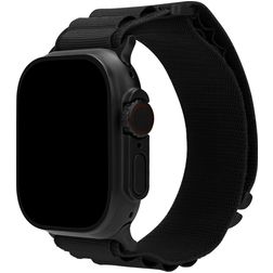 Mobilize Alpine Nylon Apple Watch Armband Dornschließe - 42/41/40/38 mm - Schwarz