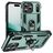 Mobigear Armor Ring iPhone 17 Pro Hülle Hardcase Backcover Stoßfest mit Ringhalter - Grün