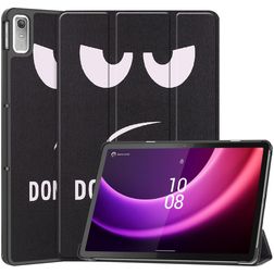 Mobigear Tri-Fold Lenovo Tab P11 Gen 2 Hülle Klapphülle - Do Not Touch