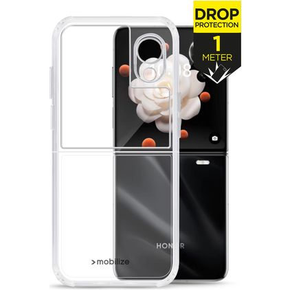Mobilize Naked Protection Durchsichtig HONOR Magic V Flip Hülle Hardcase Backcover Stoßfest - Transparent
