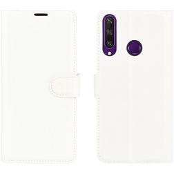 Mobigear Classic Huawei Y6p Hülle Klapphülle Geldbörse - Weiß