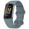 Mobigear Sport Dual Silikon Fitbit Charge 5 Armband Drückerschließe - Spring Purple