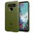 Mobigear Rugged Shield LG K51s Hülle Flexibles TPU Backcover Stoßfest - Grün