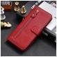 Mobigear Zipper Xiaomi Mi Note 10 Lite Hülle Klapphülle Geldbörse - Rot