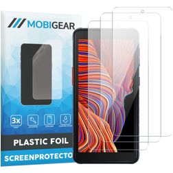 Mobigear Samsung Galaxy Xcover 5 Displayschutz Schutzfolie - Hüllenfreundlich (3er Pack)