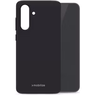 Mobilize Rubber Gelly Samsung Galaxy A57 Hülle Flexibles TPU Backcover - Schwarz