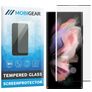 Mobigear Curved Samsung Galaxy S23 Ultra Panzerglas Gehärtetes Glas Displayschutz - Hüllenfreundlich - Schwarz