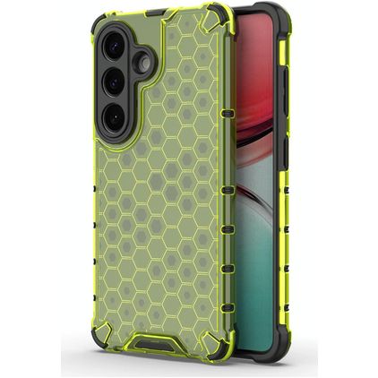 Mobigear Honeycomb Samsung Galaxy S26 Hülle Hardcase Backcover Stoßfest - Grün