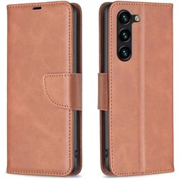 Mobigear Excellent Samsung Galaxy S25 Plus Hülle Klapphülle Geldbörse - Braun