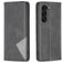 Mobigear Rhombus Slim Samsung Galaxy S24 Plus Hülle Klapphülle - Schwarz