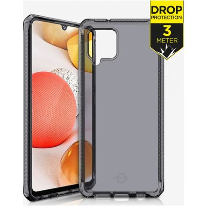 ITSkins SpectrumClear Samsung Galaxy A42 Hülle Flexibles TPU Backcover Stoßfest - Smoke