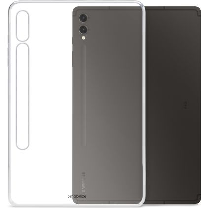 Mobilize Gelly Samsung Galaxy Tab S9 Plus Hülle Flexibles TPU Backcover - Transparent