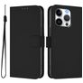Mobigear Urban Wallet iPhone 16 Pro Hülle Klapphülle Geldbörse - Schwarz