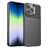 Mobigear Groove iPhone 14 Plus Hülle Flexibles TPU Backcover - Schwarz